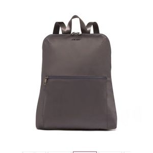New Tumi Just in case backpack Mink with silver hardware